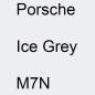 Preview: Porsche, Ice Grey, M7N.